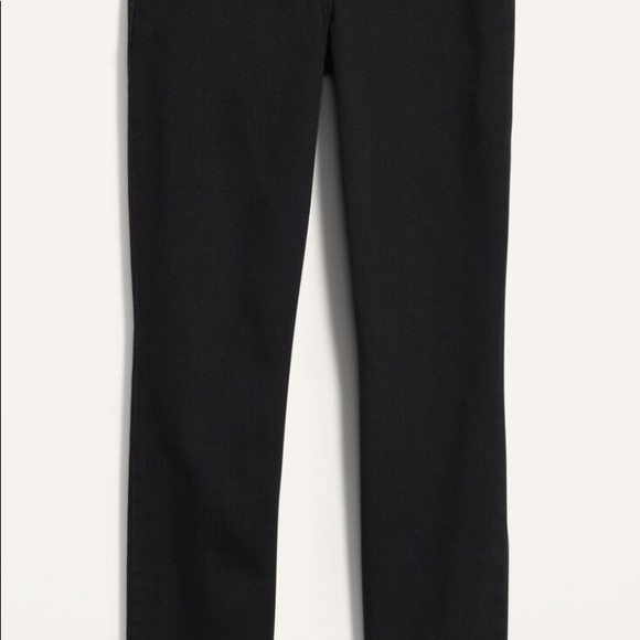 Womens Straight Leg Black Jeans by Old Navy - Picture 5 of 5